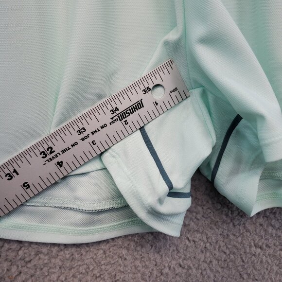 Under Armour Women's UA Play Up Side Mesh Shorts Seagrass Green Size Sma… - Picture 4 of 7